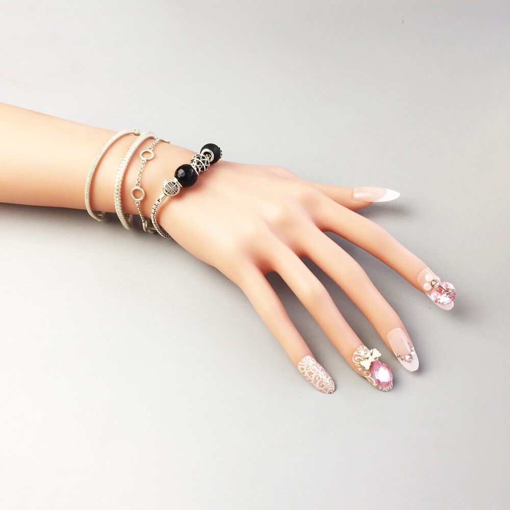 Basics Antique Silver Bracelets Karma Jewelry DIY Super Deals Gift Europe Style Accessories