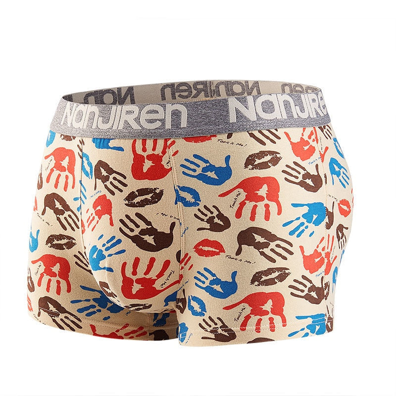 Boxers Men Boxer Underwear Cotton Man BoxerShort Breathable Printed Panties Flexible Boxer Male Shorts Comfortable Underpants
