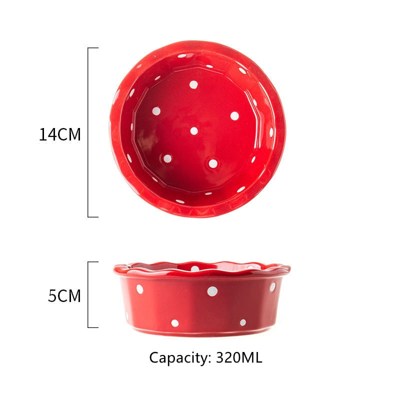 Cute Ceramic Elevated Raised Cat Bowl with Wood Stand No Spill Pet Food Water Feeder Cats Small Dogs Best Selling Pet Supplies